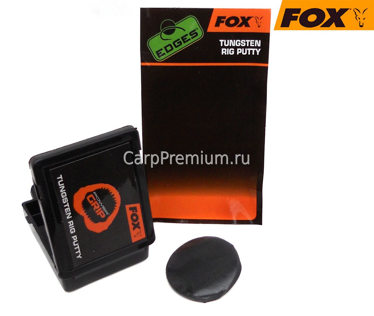 Мягкий вольфрам для огрузки поводков Fox (Фокс) - EDGES Power Grip Tungsten Rig Putty