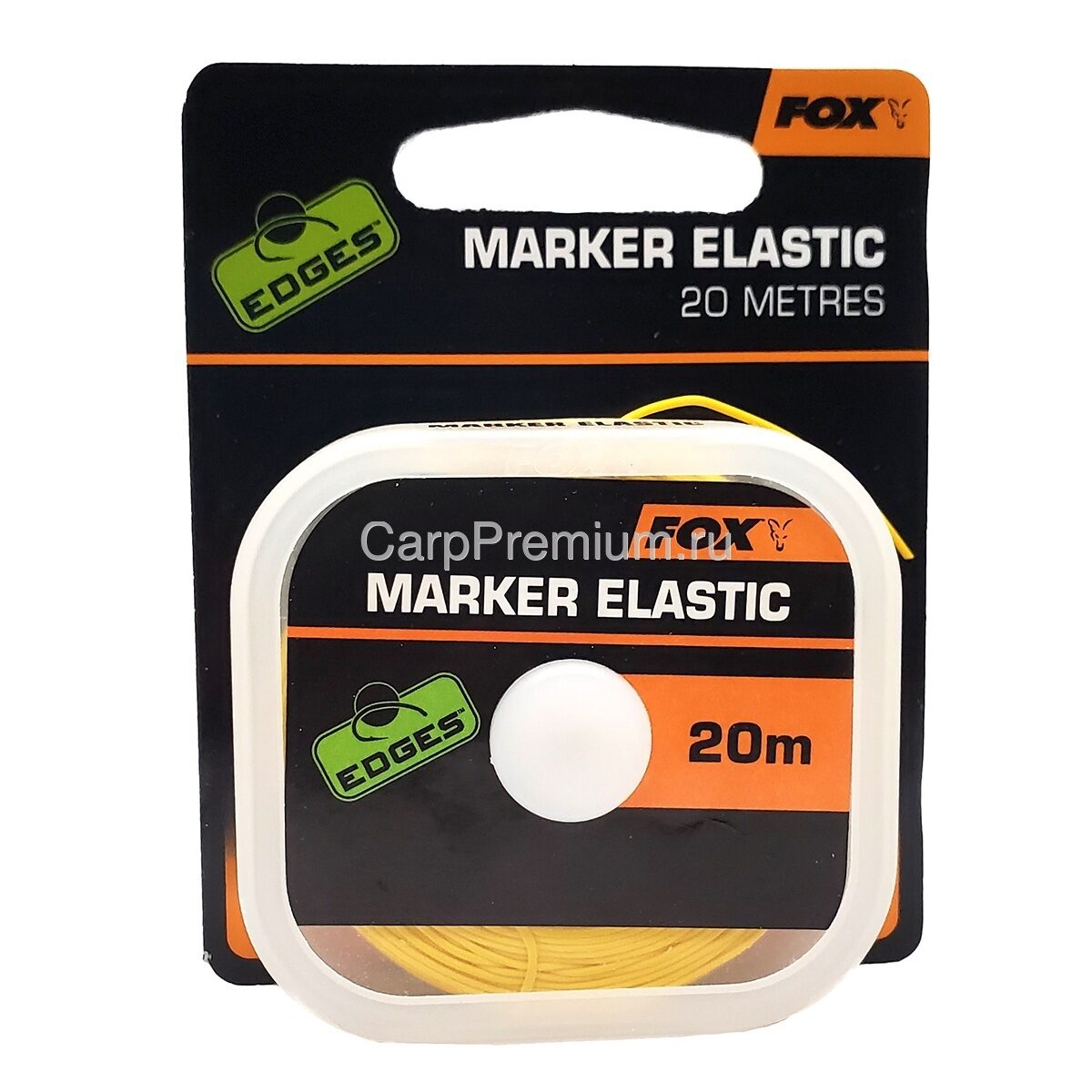Эластичная маркерная резина Желтая Fox (Фокс) - EDGES Marker Elastic Yellow, 20 м