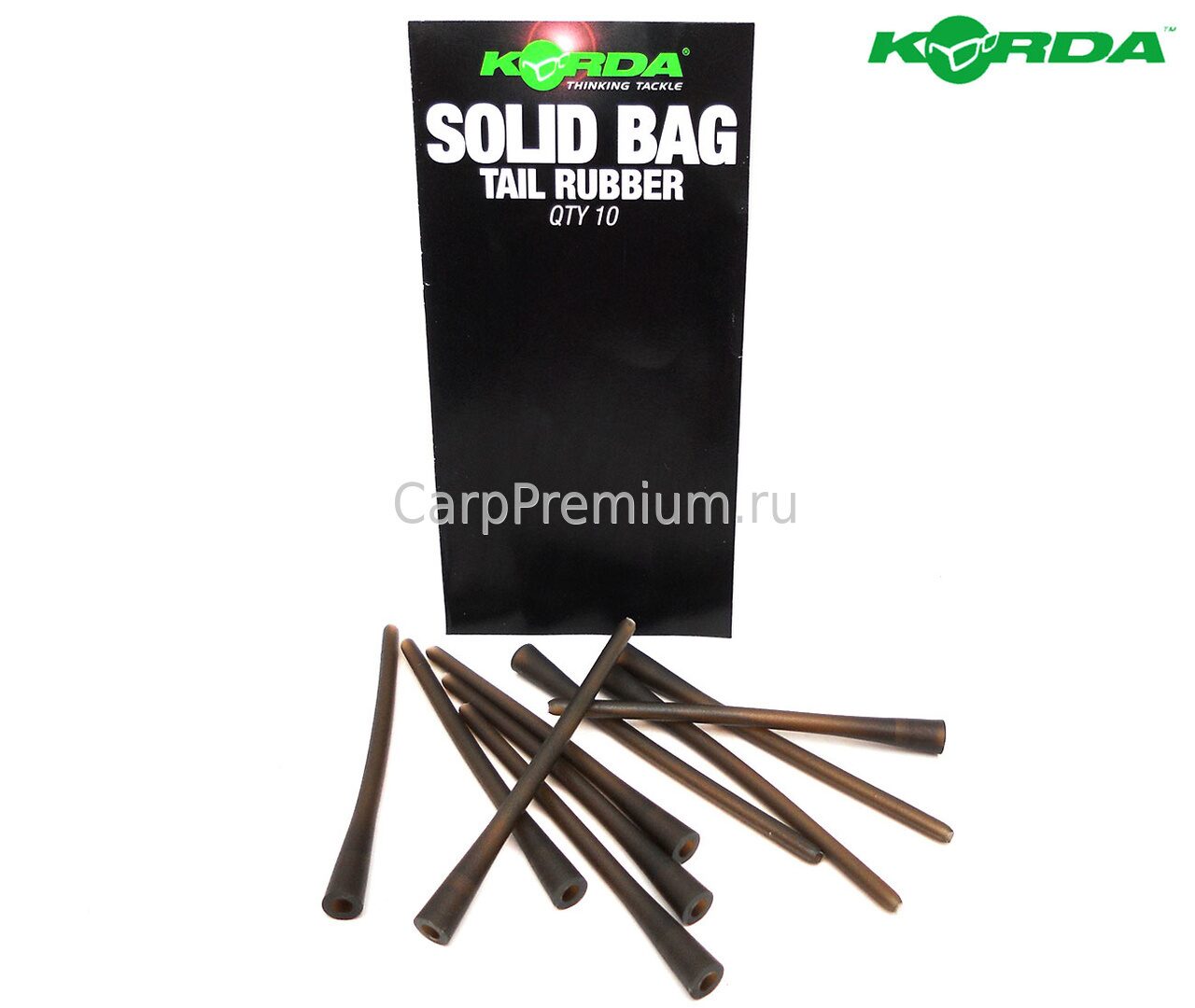 Конус эластичный для грузил Korda (Корда) - Solid Bag Tail Rubber, 10 шт