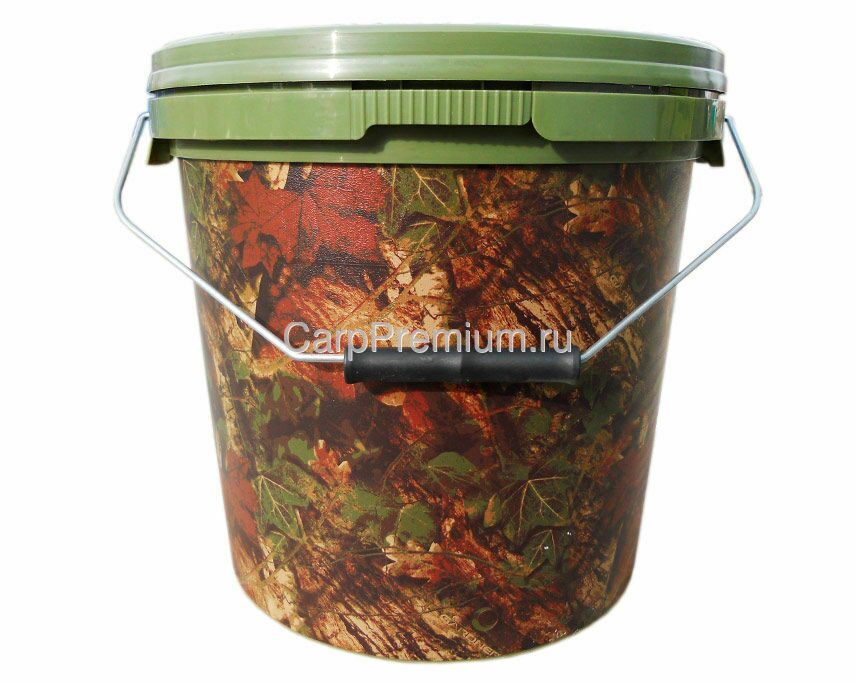 Ведро для прикормки Круглое 10 литров Gardner (Гарднер) - Camo Bucket Medium