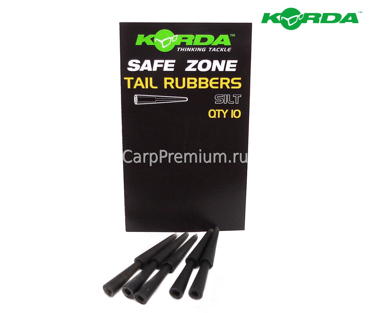 Конуса под клипсы для грузил Korda (Корда) - Safe Zone Rubber Silt, 10 шт