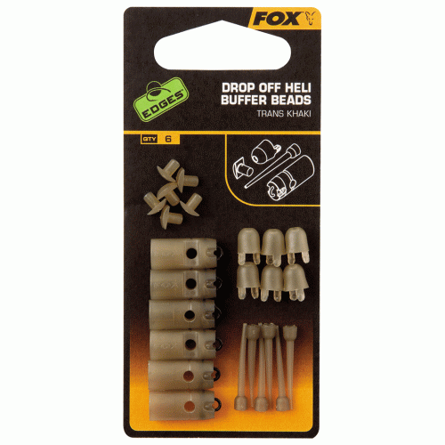 Набор для оснастки Вертолет Fox (Фокс) - EDGES Drop Off Heli Buffer Beads, 6 шт