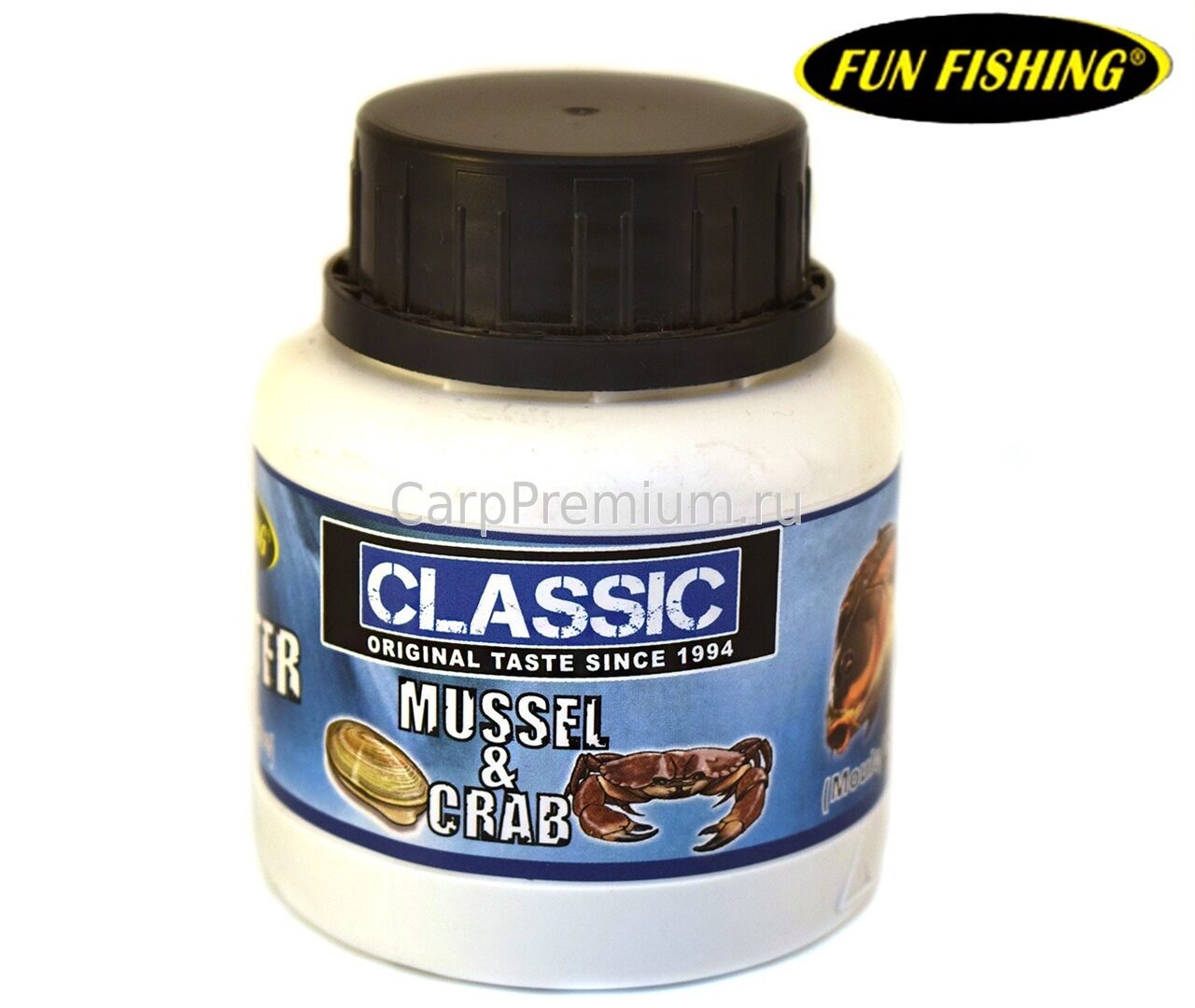 Дип Краб / Ракушка Fun Fishing (Фан Фишинг) - Booster Classic (серия Классик) Mussel / Crab, 100 мл