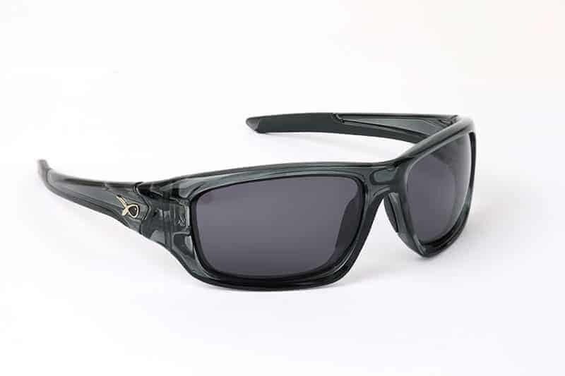 Очки поляризационные Серые линзы Черная оправа Matrix (Матрикс) - Polarised Sunglasses Trans Black Wraps/Grey Lense