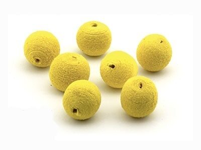 Плавающая искусственная насадка 13 мм Желтая Nautilus (Наутилус) - Foam Ball Yellow, 10 шт