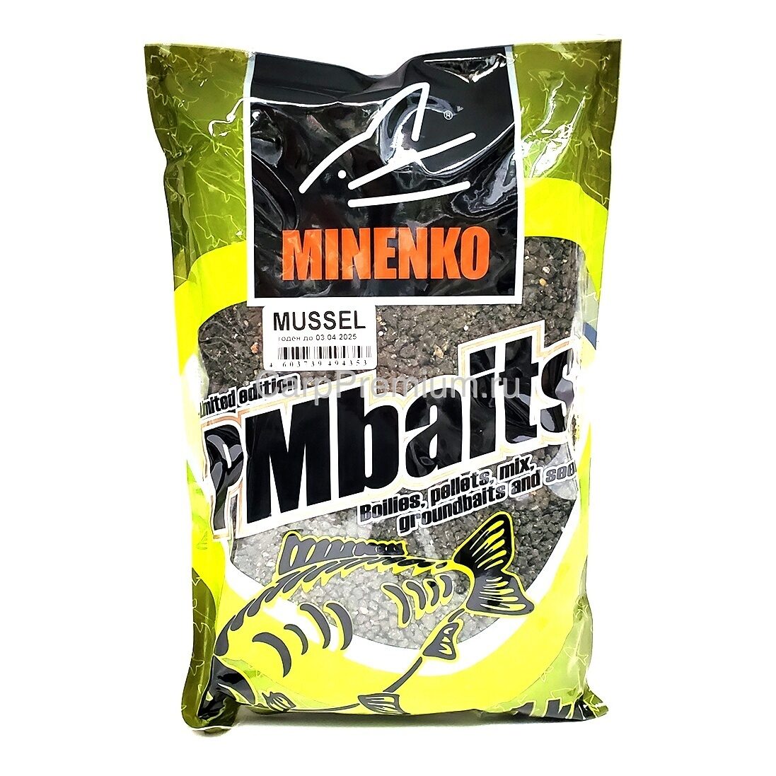 Прикормка Мидия Minenko (Миненко) - PMbaits Mussel Carp, 1 кг