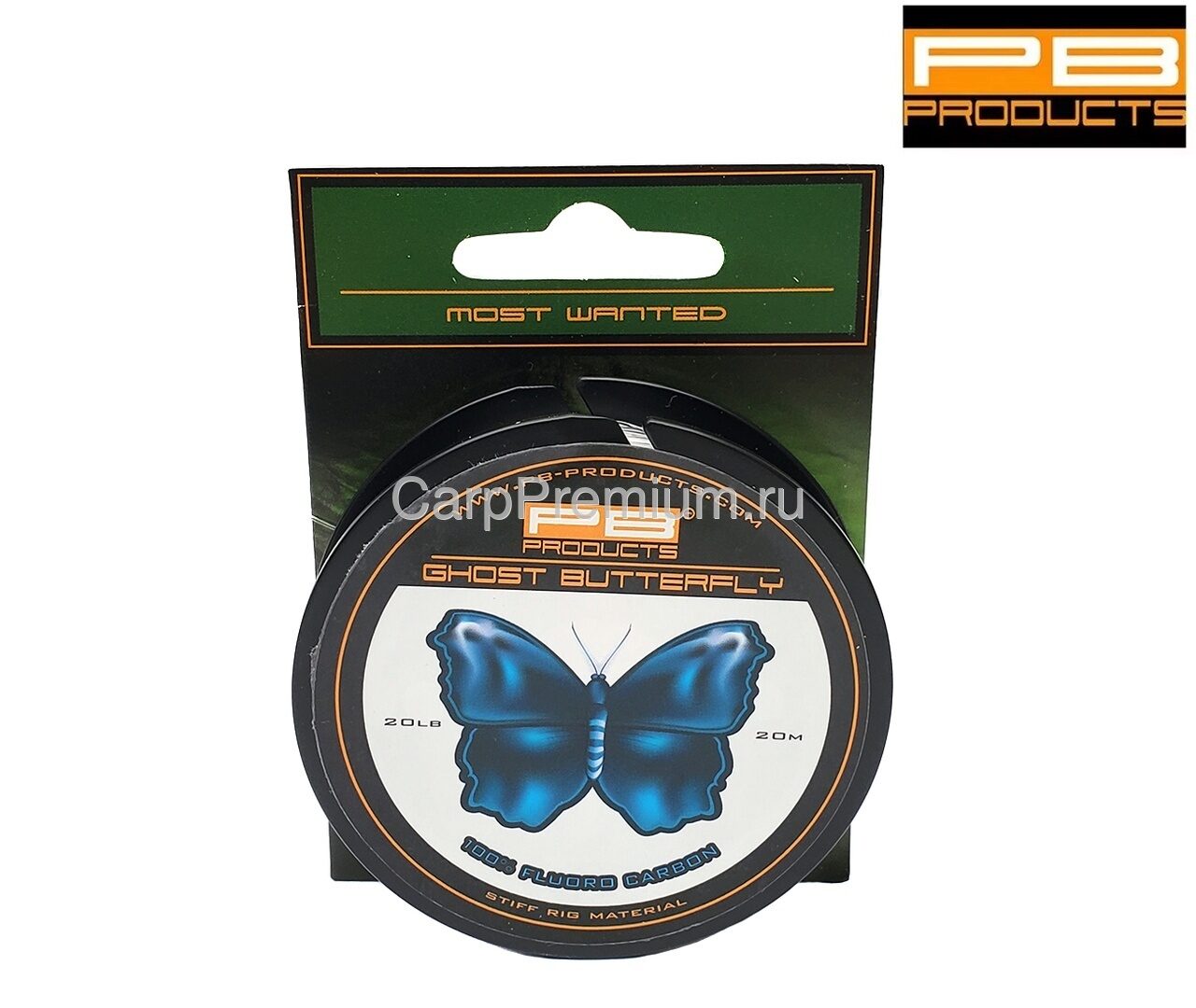 Флюорокарбон PB Products - Ghost Butterfly 9.1 кг / 20 lb, 20 м