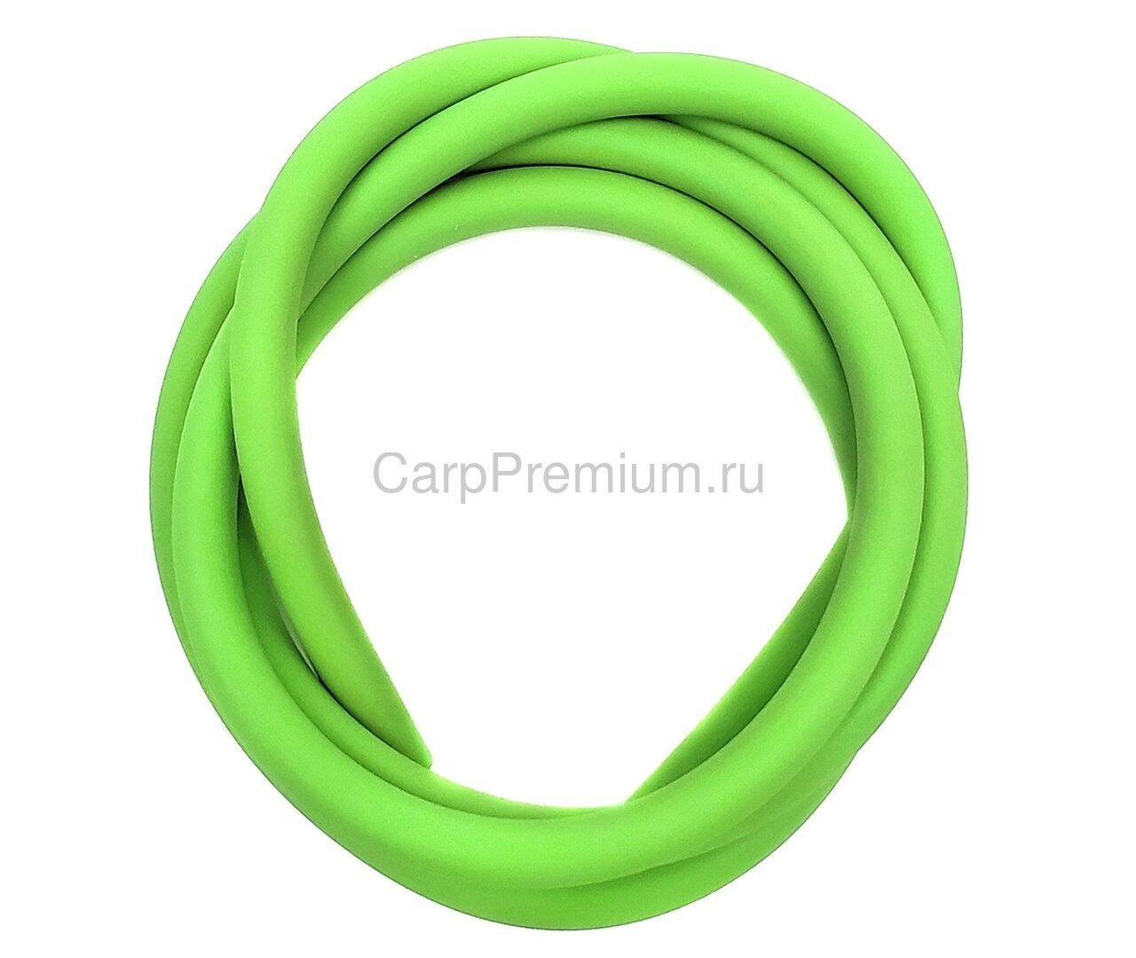Трубка силиконовая флуоресцентная 4 мм Зеленая MadCat (МэдКэт) - Rig Tube Fluo Green, 1 м