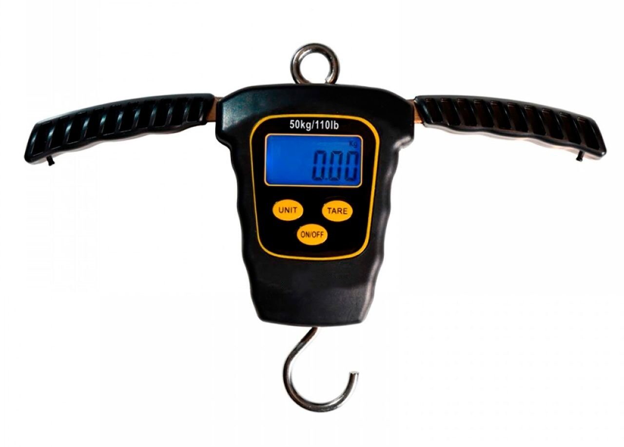 Весы для взвешивания рыбы 50 кг / 110 lb Чёрные ECarp - Digital Fish Scale Steelyard Black