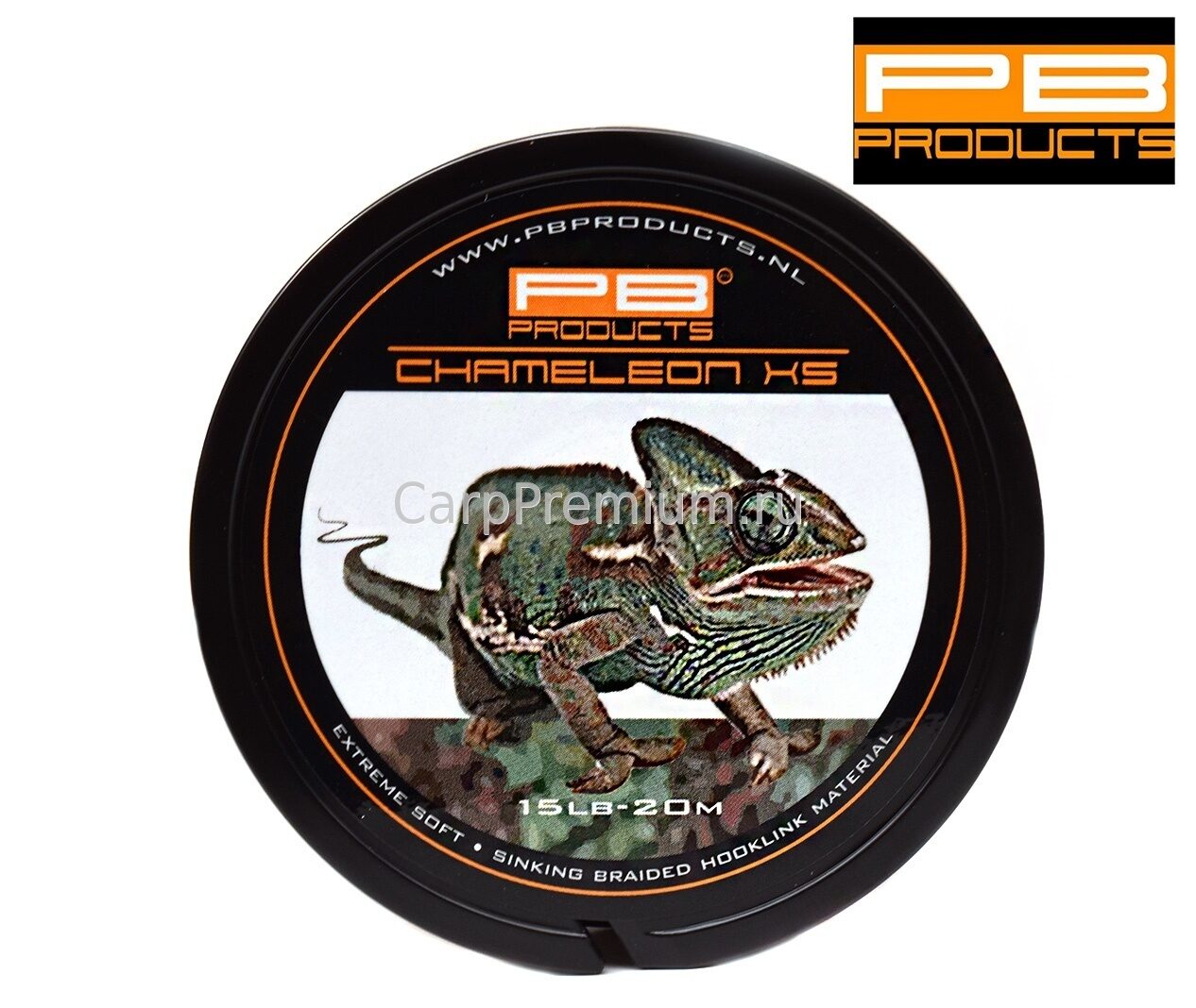Поводковый материал без оболочки мягкий Камуфляжный PB Products - Chameleon Camo 6.7 кг / 15lb, 20 м