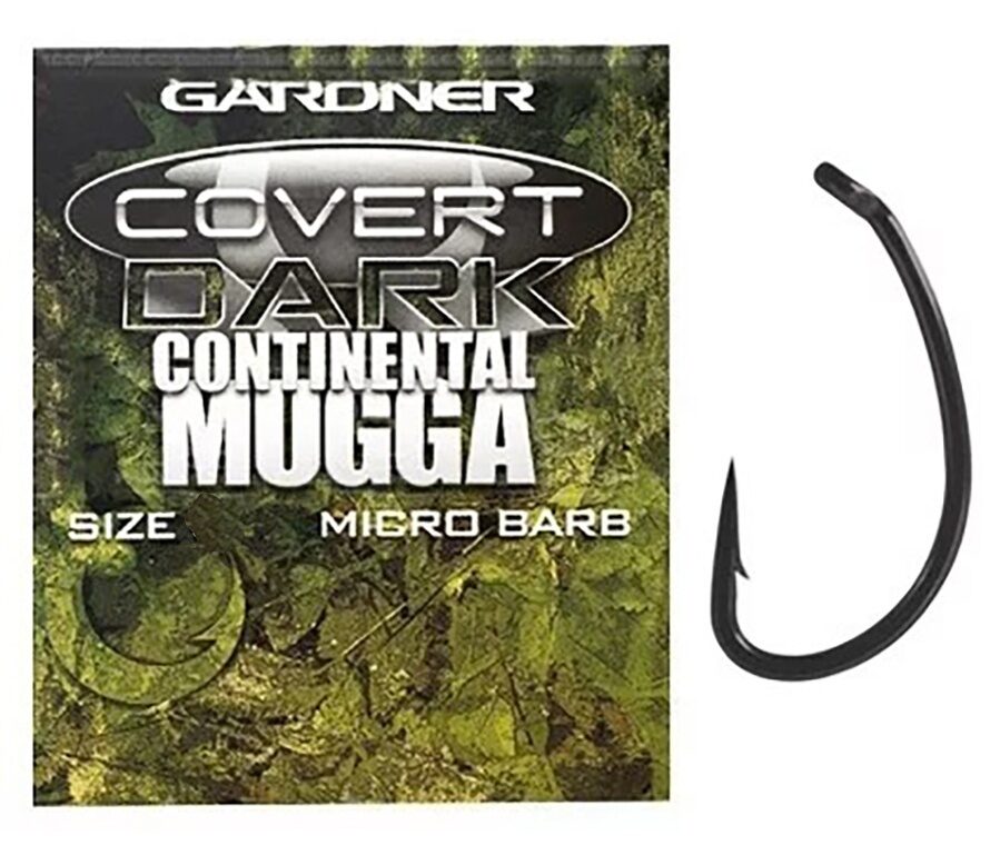 Карповые крючки Мугга Gardner (Гарднер) - Covert Dark Continental Mugga Hook, Размер 4