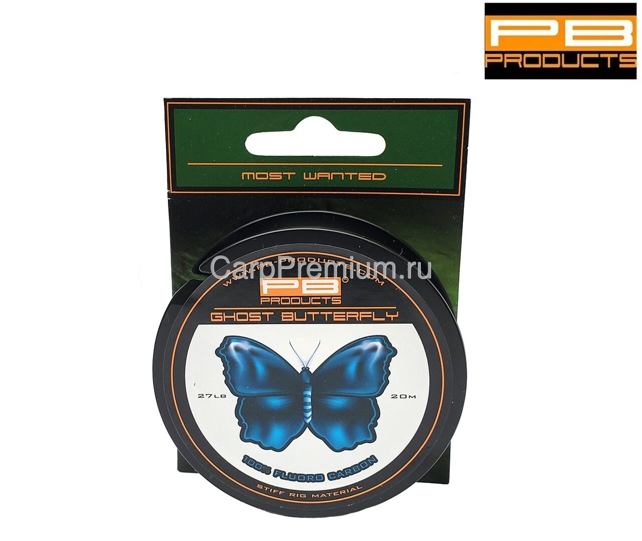 Флюорокарбон PB Products - Ghost Butterfly 12.2 кг / 27 lb, 20 м